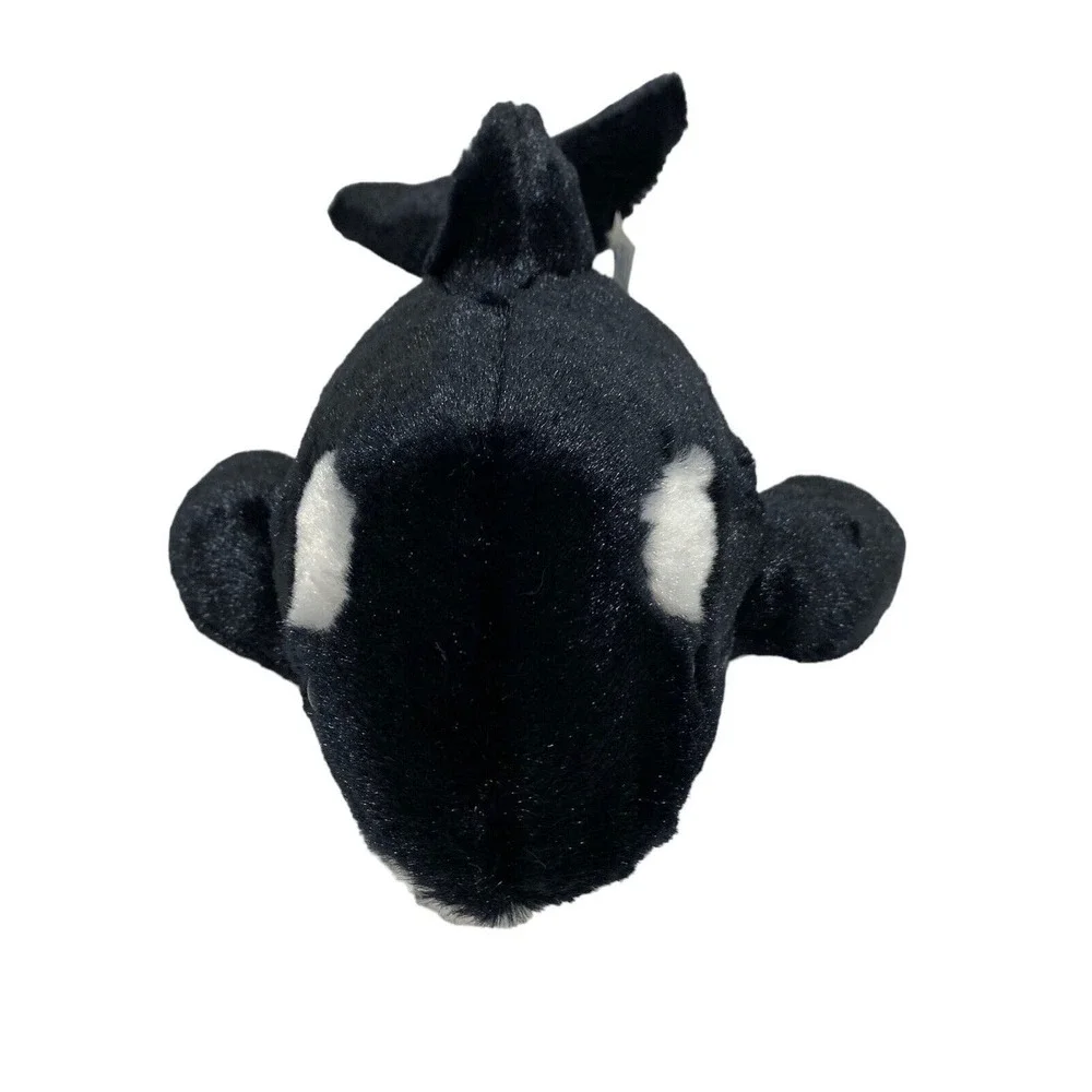 SeaWorld‎ Killer Whale Orca Shamu Black White Plush Stuffed Animal Toy Gift 9